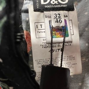 Dolce and gabbana 32/46 black and floral dress